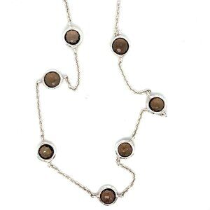 Ippolita 925 Smoky Quartz Station Necklace